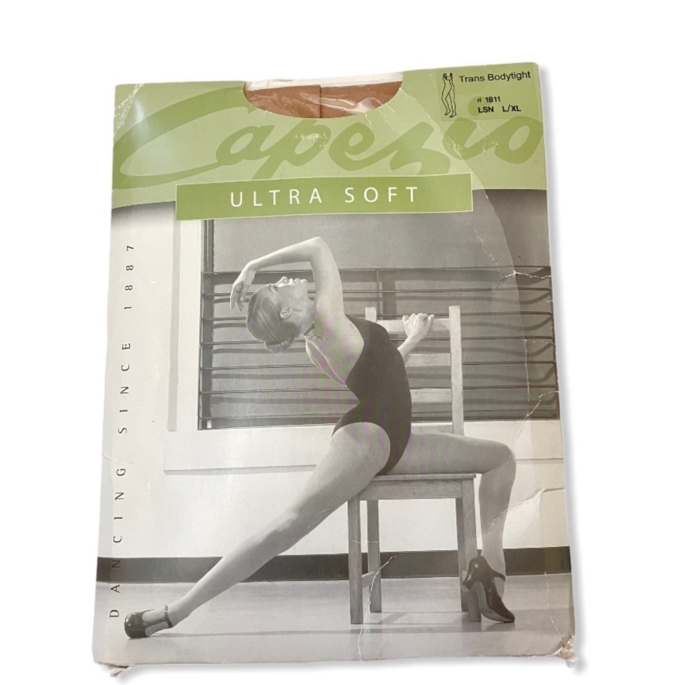 Capezio Ultra Soft Trans Bodytight Clear Straps